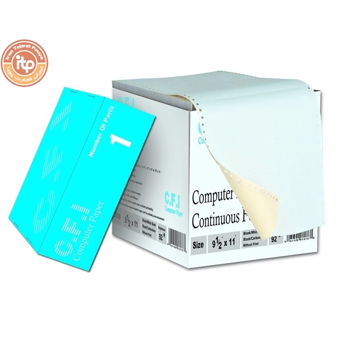 کاغذ(فرم پیوسته) 100 ستونی تک نسخه کاغذ(فرم پیوسته) 100 ستونی تک نسخه