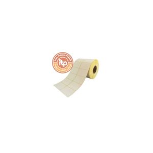 برچسب لیبل کاغذی 34*51 دو ردیفه 3000 عددی