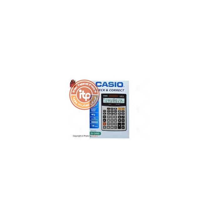 ماشین حساب کاسیو DJ240D ماشین حساب کاسیو DJ240D